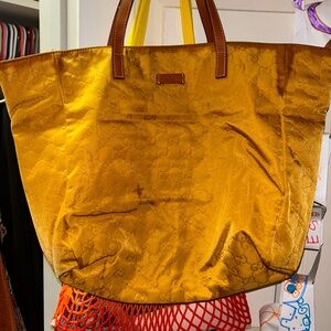 Very loved yellow Gucci bag